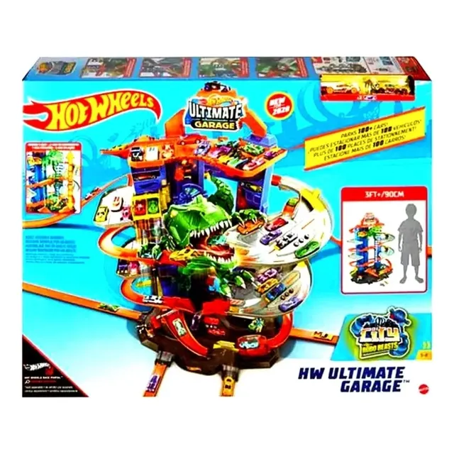 Hot Wheels Pista Super Ultimated Mega Garage T Rex N.u.e.v.a