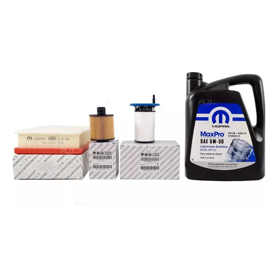 Kit Aceite Y Filtros Toro Diesel Original Fiat