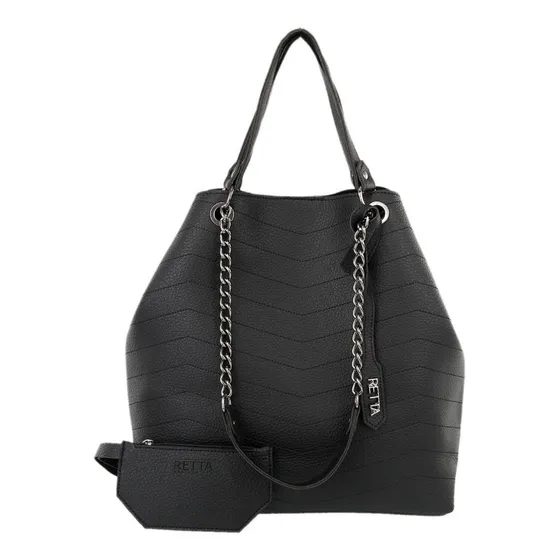 Bolsa Retta para Mulher Preta