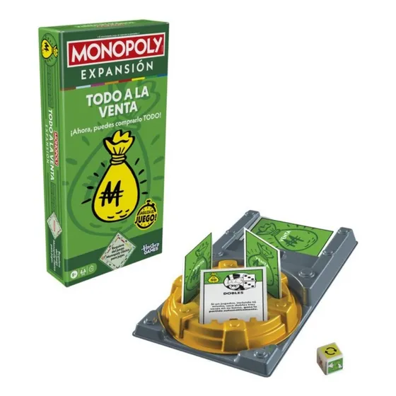 Juego De Mesa G0720 Monopoly Expansión Todo A La Venta Hasbro