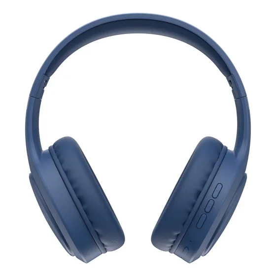 Fone De Ouvido Headphone Dapon H02d Bluetooth 5.1 Microfone Cor Azul