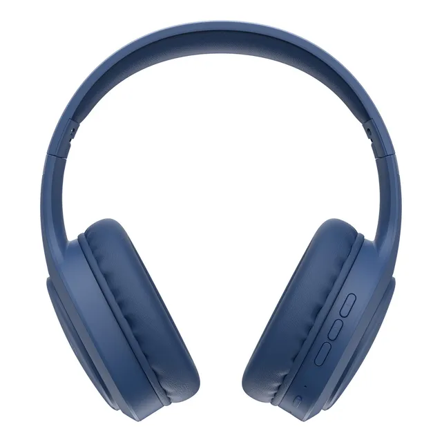 Fone De Ouvido Headphone Dapon H02d Bluetooth 5.1 Microfone Cor Azul