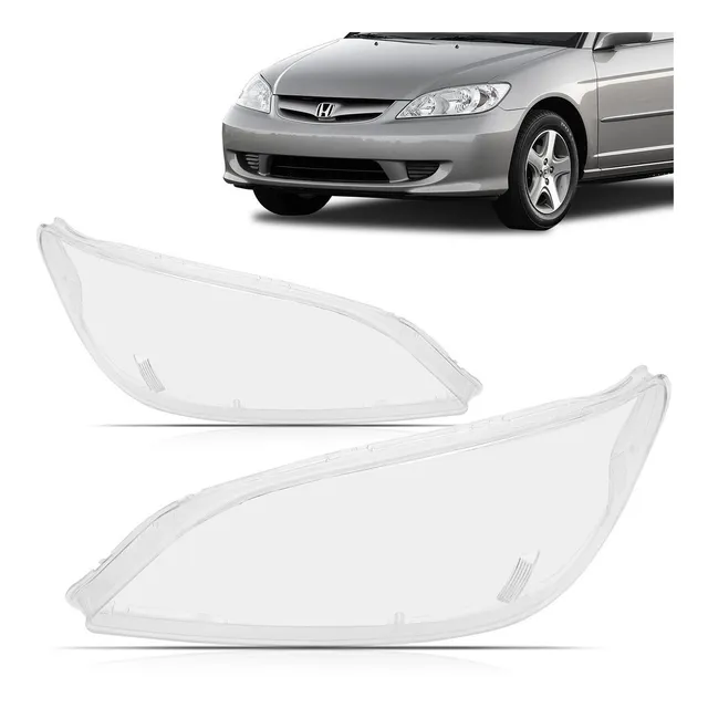 Par Lente Farol Civic 2004 2005 2006 Foco Duplo