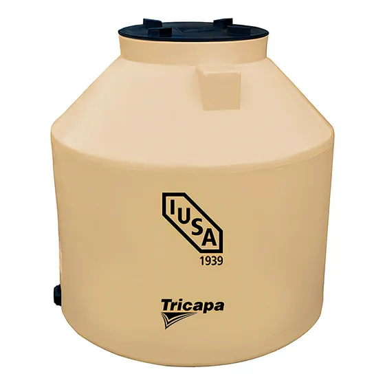 Tinaco Para Agua Iusa Iusa Tricapa Vertical Polietileno De Alta Densidad Pead 450l Crema De 112 cm X 84 cm