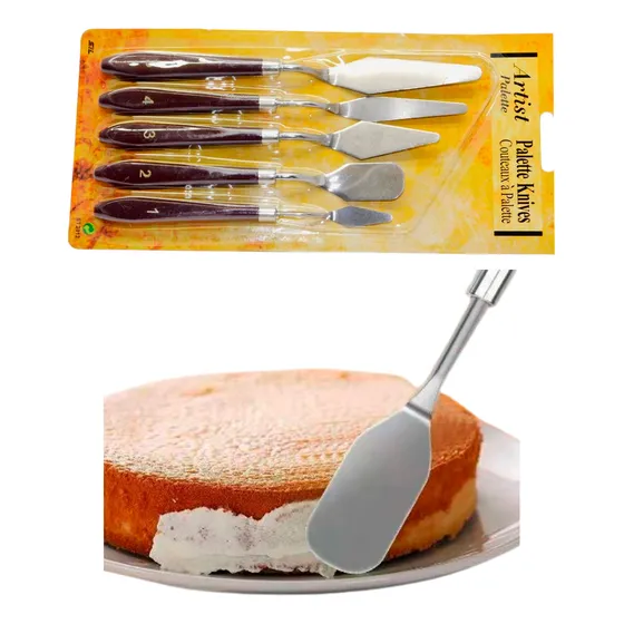Juego Reposteria Espátulas Pasteles Cuchillo Inoxidable