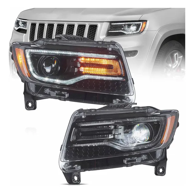 Faros Led Vland Tipo Srt8 Para Jeep Grand Cherokee 2011-2013