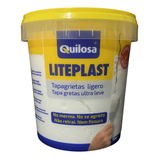 Masilla Tapa Grietas Liteplast Elástica 750ml Blanco