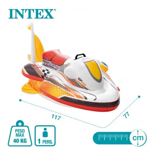 Moto Inflable Flotador Para Niños Piscina Playa Jetsky Intex