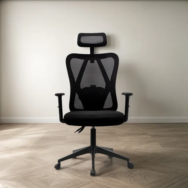 Silla De Oficina Ergonómica Presidente Kendo Negro Ofideas Negro Algodón