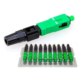 Conector Rápido Fibra Óptica De Ftth Sc/apc Pack 10uds