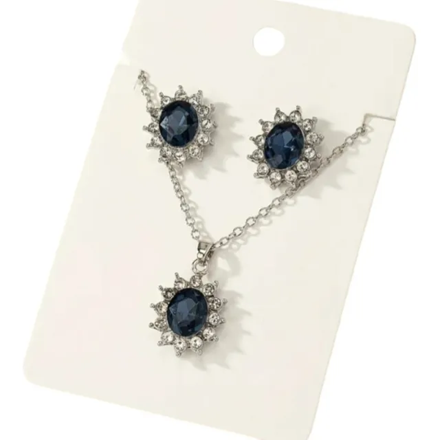 Set Collar Y Zarcillos Para Mujer Accesorios Bisuteria Moda