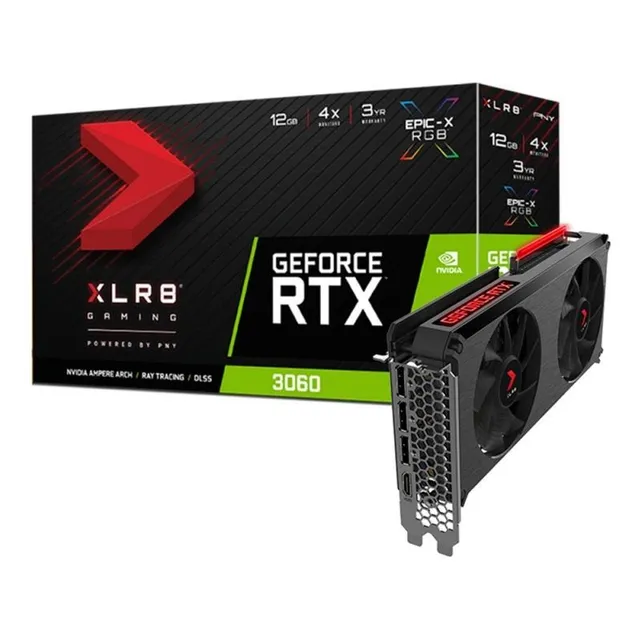 Tarjeta De Video Nvidia Pny Xlr8 Gaming Geforce Dual Fan12gb