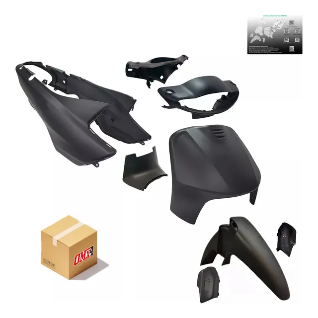Kit Plasticos Keller Crono 110 Gris Titanium Mate Deportivo