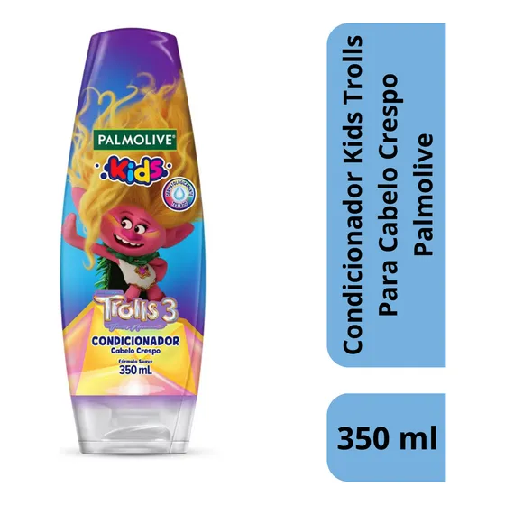 Condicionador Kids Trolls Para Cabelo Crespo 350ml Palmolive