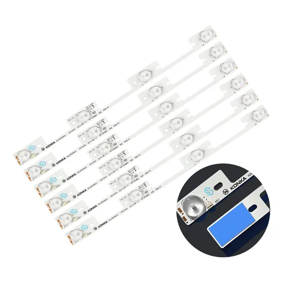 Kit 6 Barra Led Para Tv Semp 40l2400 40l5400 Dl3944 Dl4045