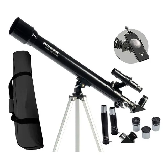 Telescopio Celestron Powerseeker 50az Estuche Soporte Cel