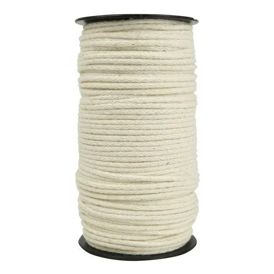Cordon Relleno De Algodon 3mm Natural X100 Metros Crudo Deco