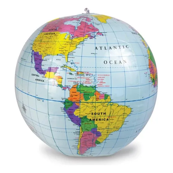 Globo Terráqueo Learning Resources Ler2432 Inflable, 30,5 Cm