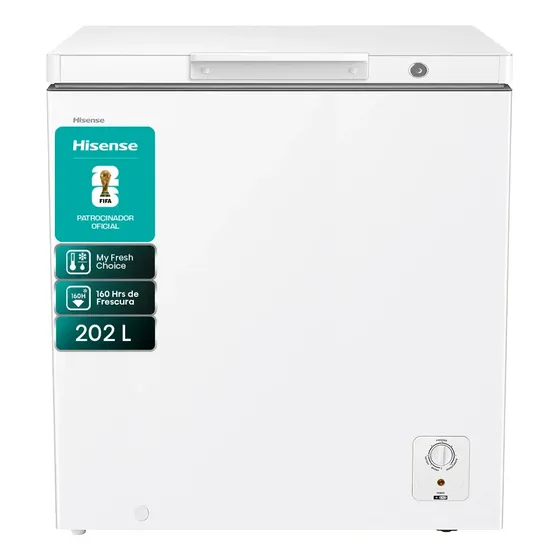 Freezer Horizontal 202 Lts Frío Directo Ft200n1bwf Blanco