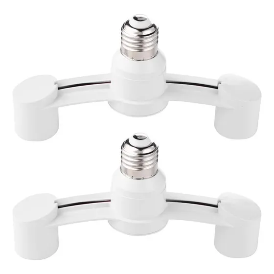 2 Adaptadores De Foco E27 - Adaptador De Enchufe De Foco