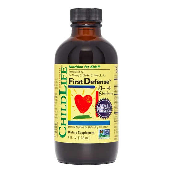 Sirope De Vitaminas Childlife Essentials First Defense Kids