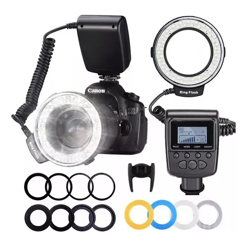 Neewer Flash Anillo Macro For Canon Nikon ( 48 Led )