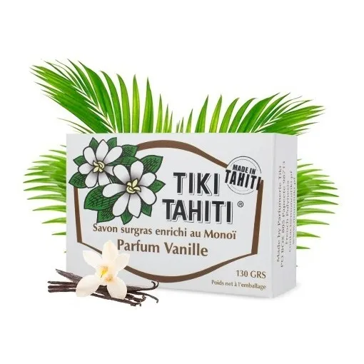 Jabon Barra Monoi Tiki Tahiti Vainilla 130gr