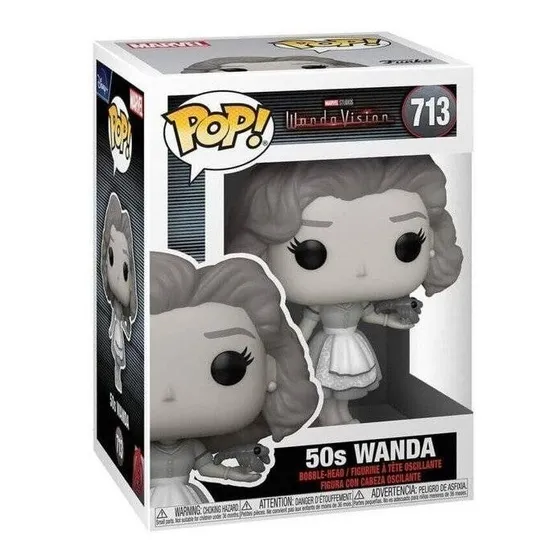 Funko Pop Nuevo Vinilo Marvel Studios Wanda Vision-wanda 50s