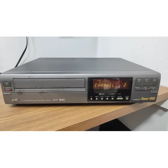 Vídeo Cassete Jvc Super Vhs Hr-s4700u C/controle