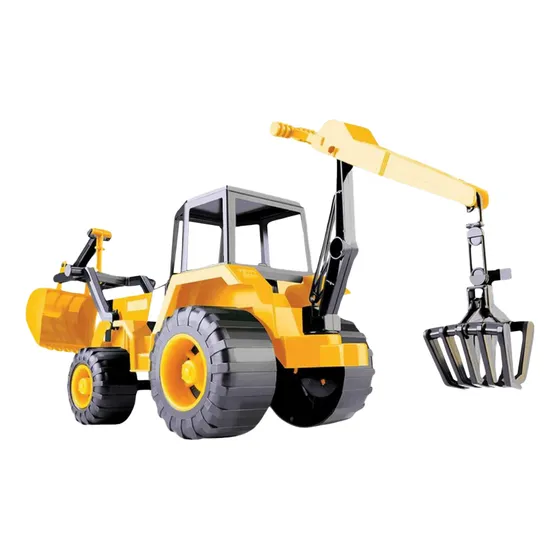 Tractor De Juguete Excavadora Pala Tamaño Grande Niños Niñas