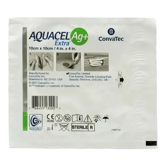 Aquacel Ag+ Extra  10cmx10cm  01 Unid  Convatec 