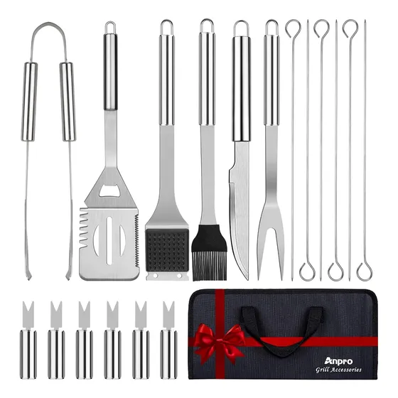 Juego De Herramientas Para Barbacoa Anpro, Accesorios Para A
