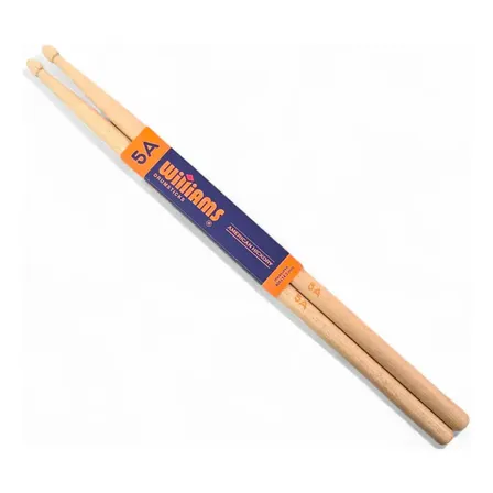 Baqueta Williams American Hickory 5a Ponta Madeira Cor Marfim