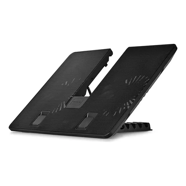 Cooler Para Laptop Deepcool U Pal 2 Fans Hasta 15.6'' Negro