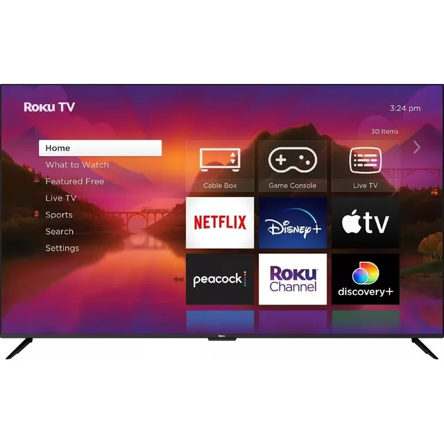 Smart TV de 43" Roku RokuTV 43R4A5R con pantalla LED 4K