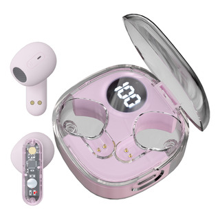 Auriculares Bluetooth Mvpsmart R86 Rosa Con Led Y Micrófono Auriculares Bluetooth Mvpsmart R86 Rosa Con Led Y Micrófono