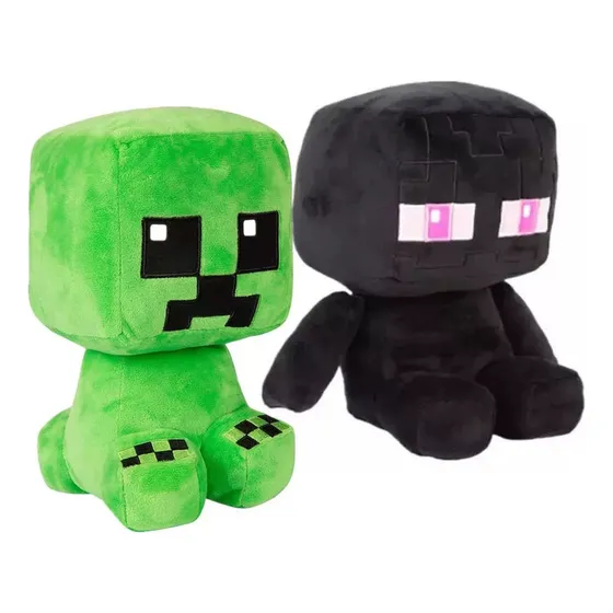 Creeper Minecraft Calidad Superior Peluche De 2 Piezas