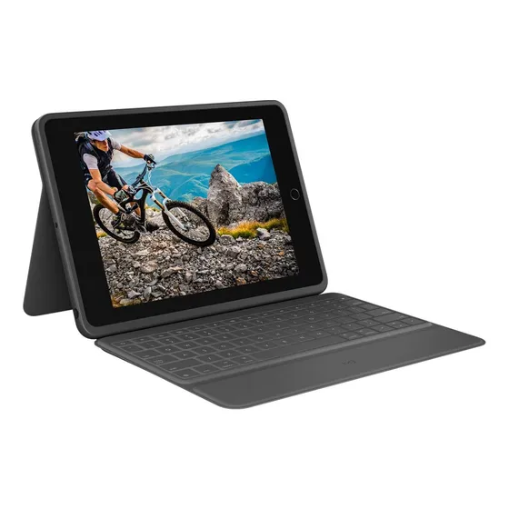 Funda Teclado Logitech Rugged Folio iPad 7-9 Gen