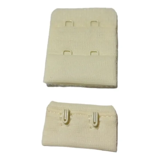 Gancho Broche Regulable De Tela P/ Corpiño Ancho 30mm X 10 U