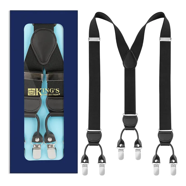 Suspensor En Caja Hombre Ajustables Y Elástico De Colores