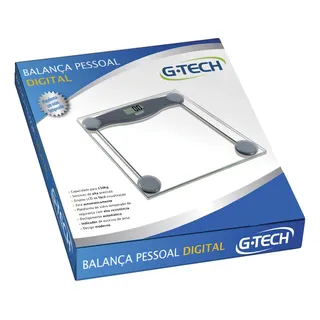 Balança Digital G-tech Glass 10 180kg Banheiro Balança Digital G-tech Glass 10 180kg Banheiro