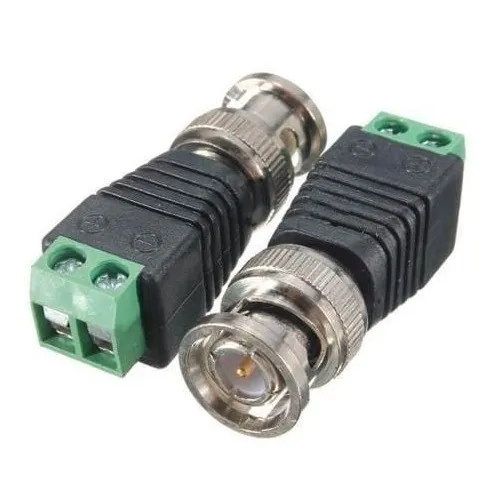 100 Conectores Bnc Macho Con Terminales Tipo Tornillo Epcom