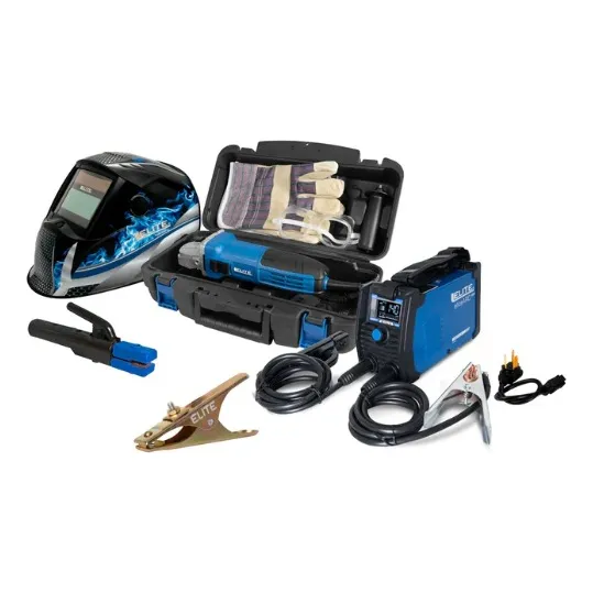 Soldadora inverter Elite Arc SI6140DV color azul 110V