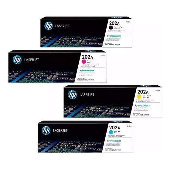 Kit Toner Para Hp 202a 500a Cf500a/cf501a/cf502a/cf503a