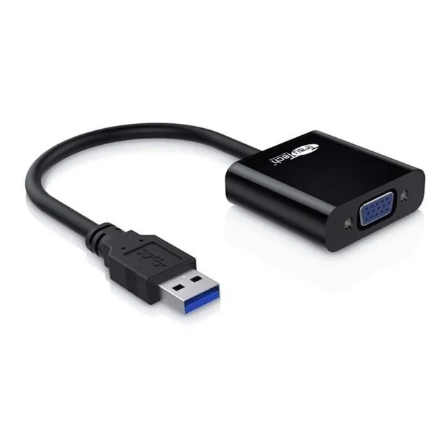 Adaptador Usb-a 3.0 A Vga 1080p 60hz Trautech Pc Y Laptop