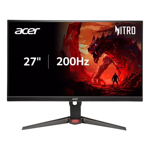 Monitor Gamer Acer Nitro 28' Ips 4k Uhd 4ms Hdr10 Kg282k Cor Preto