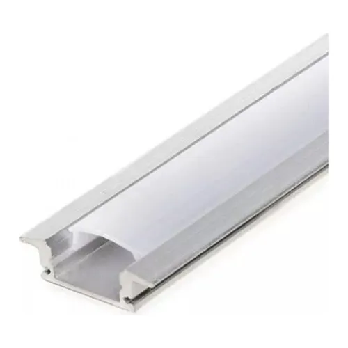 Perfil Aluminio Luz Led Cocina Closet Empotrar 1 Metro