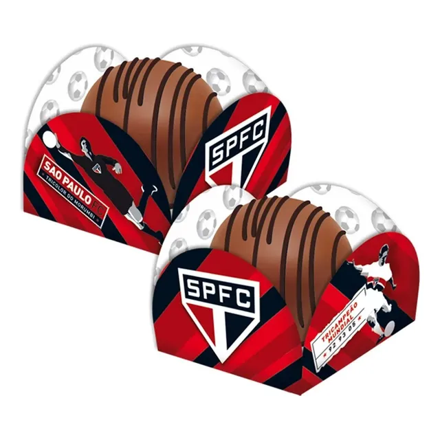 40 Forminhas Para Doces Decoração São Paulo Fc Festa 
