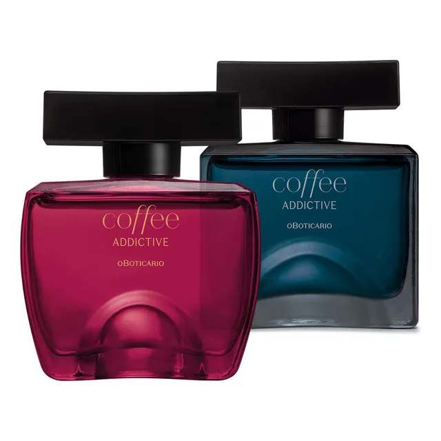 Coffee Addictive: Colônia Woman 100ml + Colônia Man 100ml