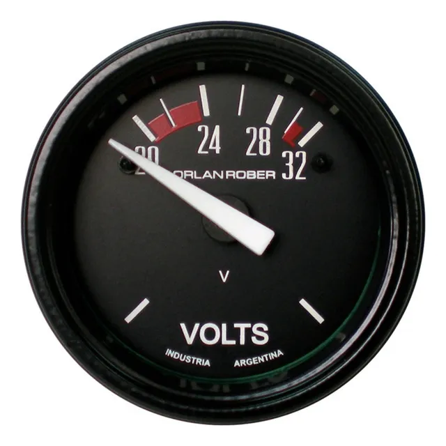 Reloj Voltímetro 24v Camión/camioneta/omnibus